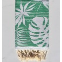 Fouta Amazon vert
